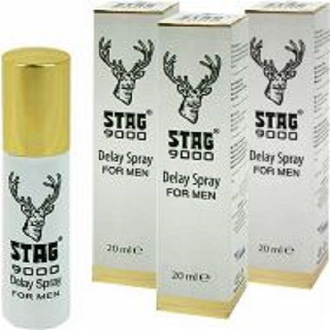 Stag 9000 Delay Spray Erken Boşalma Problemine Kesin Çözüm Geciktirici Sprey 20 Ml 3 Kutu