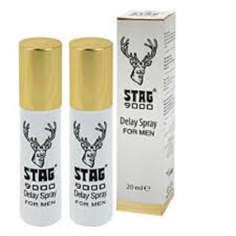 Stag 9000 Delay Spray Erken Boşalma Problemine Kesin Çözüm Geciktirici Sprey 20 Ml 2 Kutu