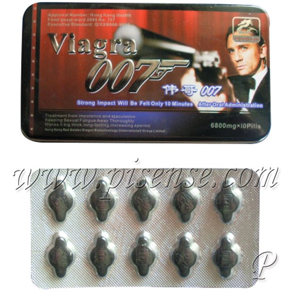 Viagra 007 James Bond 6800 mg 10 Adet Ereksiyon Tableti